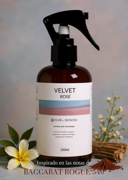 Velvet Rose | Aromatizante en Spray Inspirado en Baccarat Rouge 540