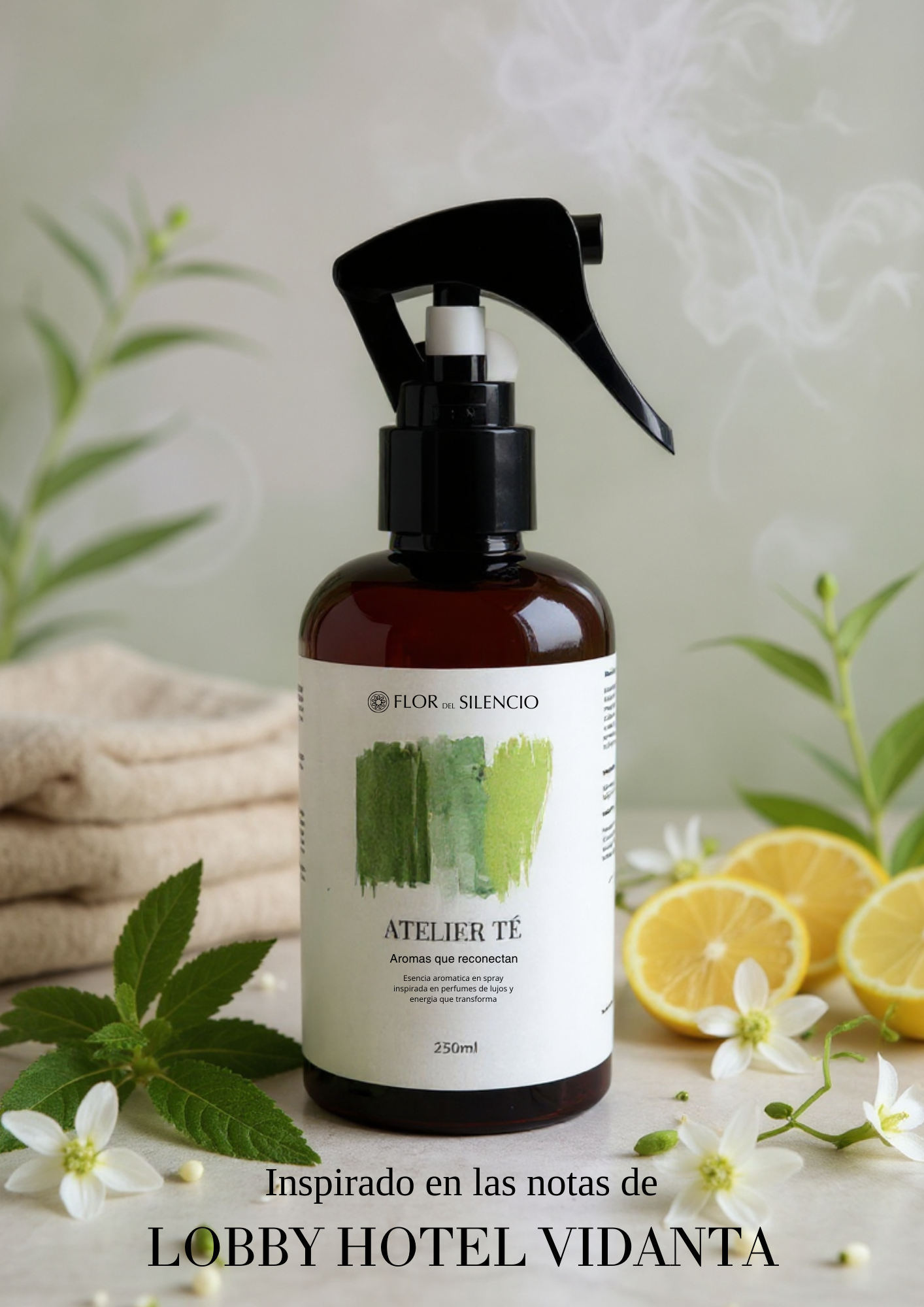 Atelier Té | Aromatizante en Spray Inspirado en Lobby Hotel Vidanta