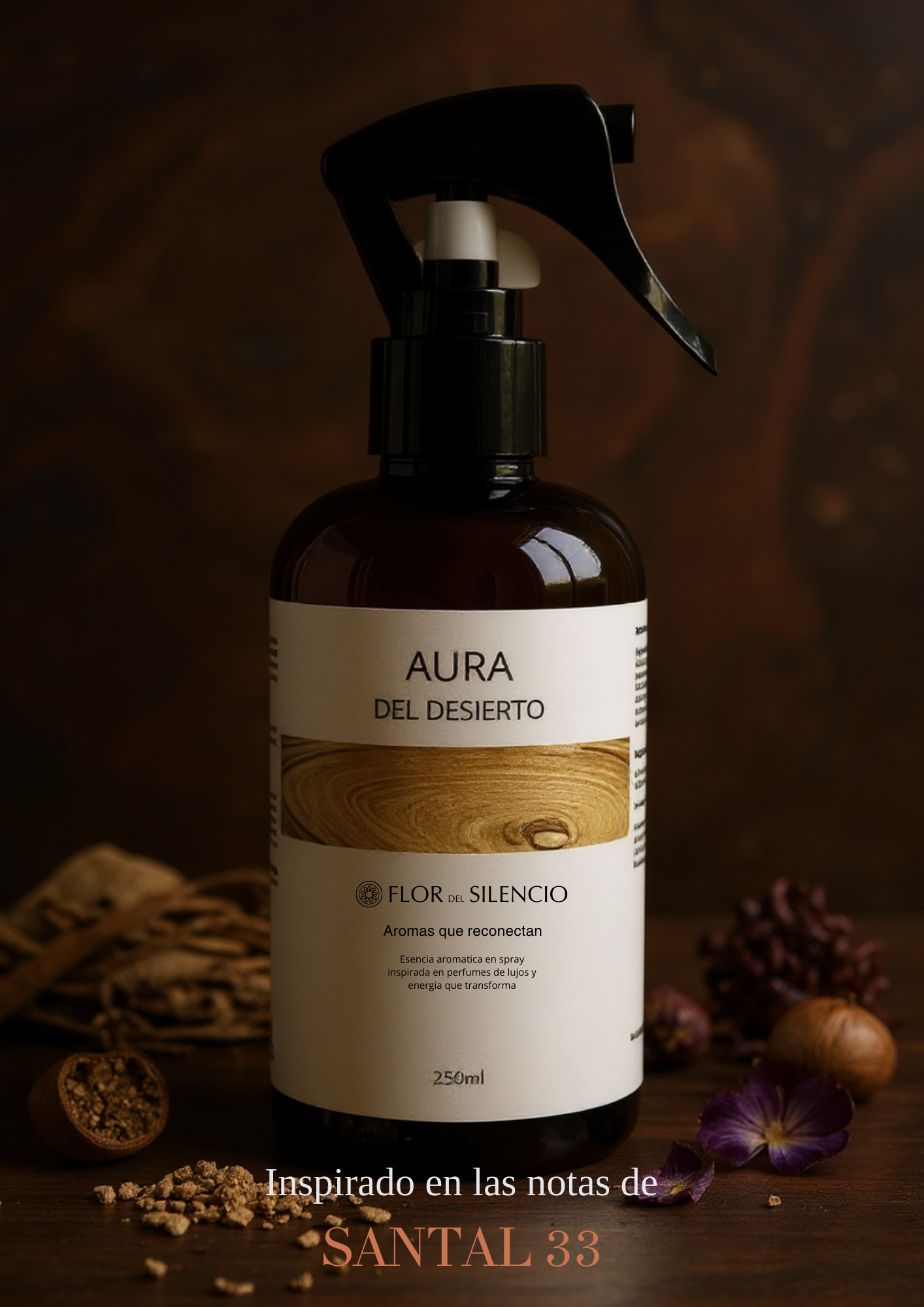 Aura del desierto | Aromatizante en Spray Inspirado en Santal 33